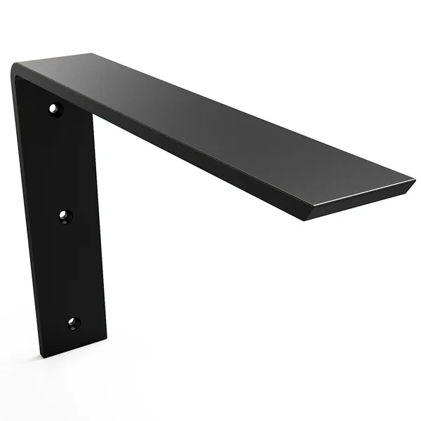 Centerline Brackets Standard Front Mount Countertop L Bracket - 18x22 Deep x 12x22 High, Raw Steel