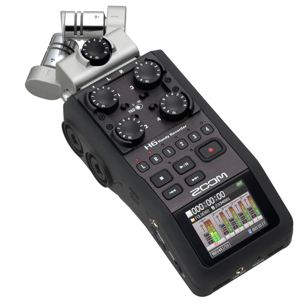 Zoom H6 Handy Recorder with Interchangeable Microphone System