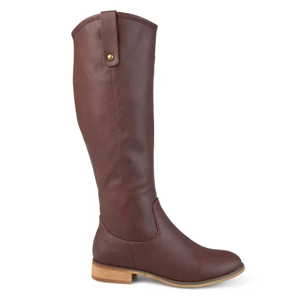 Journee Collection Women's Extra Wide Calf Taven Boot - Wine
