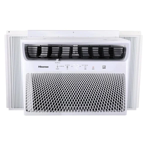 Hisense 550-sq ft Window Air Conditioner (115-Volt; 12000-BTU) Energy Star in White, AW1221CW1W