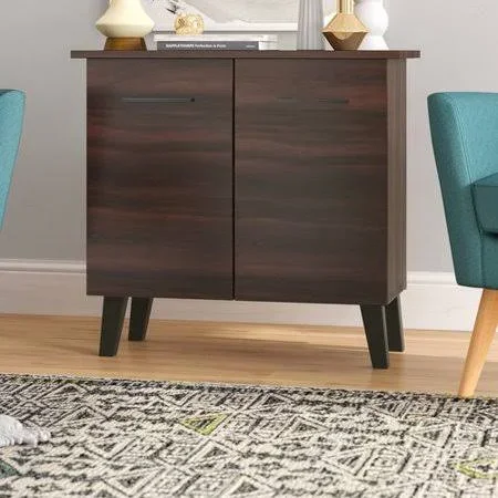 Wrought Studio Dunton 2 Door Cabinet - Sonoma Oak