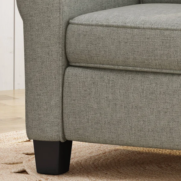 Patricia Club Chair - Mid-Century Modern, Minimal - Beige