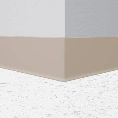 Tarkett, Johnsonite 4x22 Beige 49 Duracove Traditional Rubber Wall Base 4x22 x 120& Roll, Cove (with Toe)