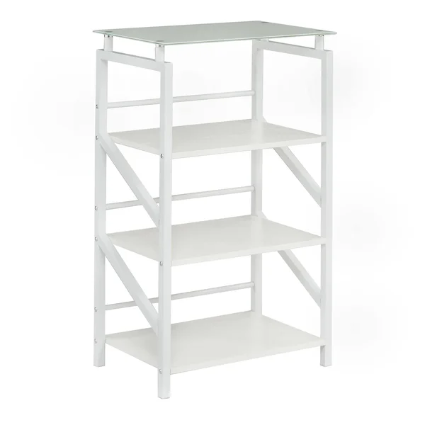 Mayline 1001VLWHT Soho V-Desk with Laminate Top - White