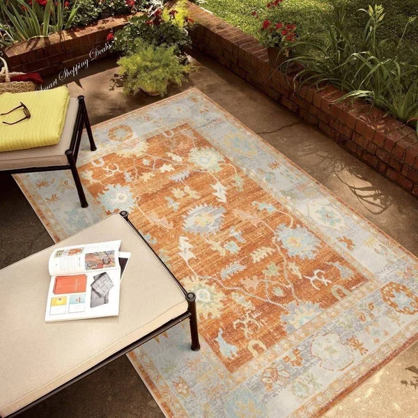 Amer Bohemian BHM-3 Area Rug, Aqua, 8&9x22 x 11&9x22 Rectangle