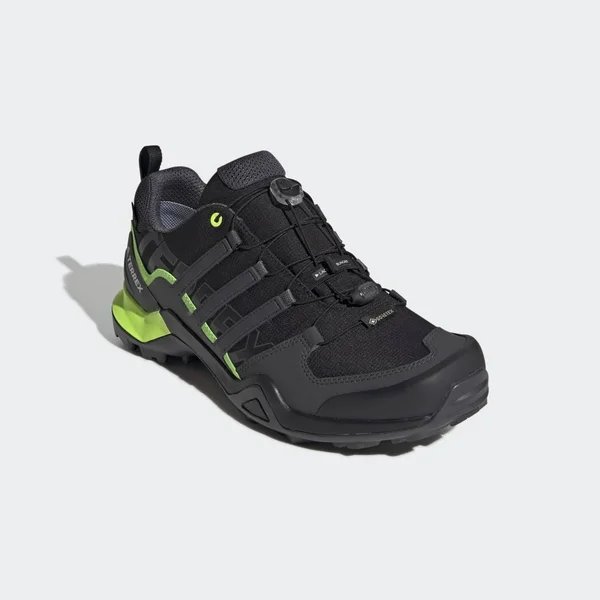 Adidas Outdoor Terrex Swift R2 GTX Hiking Shoe - Men's Black/Dgh Solid Grey/Signal Green - 10.5