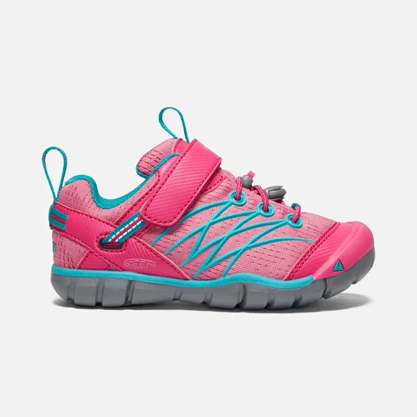 Keen Kids& Chandler CNX Shoe - 10 - Bright Pink, Lake Green