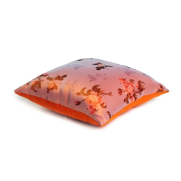 Oussum Home Decor Floral Pillowcase Satin Oraganza Decorative Throw Pillows Covers Cushions Set of 5 Printed Cushion Sets - 20 X