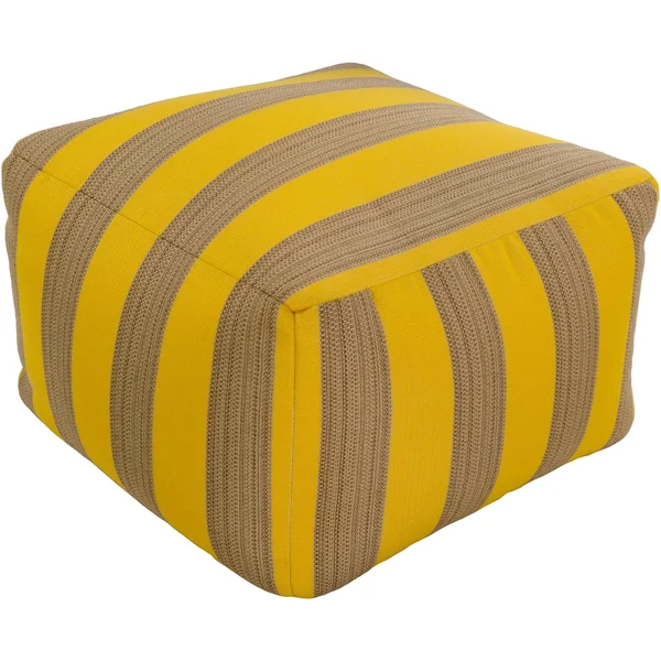 Surya Finn Cube Pouf