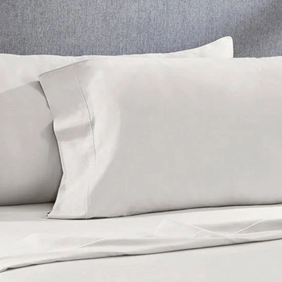 Perthshire Platinum Concepts 1200 Thread Count Solid Sateen Sheet Set - Gray King