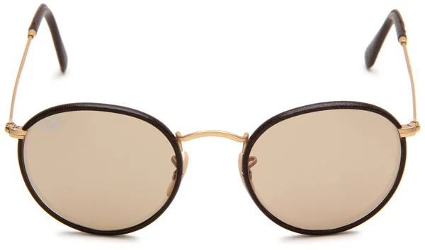 Ray-Ban Round Craft RB3475Q Sunglasses - Matte arista/brown Leather (112/53)