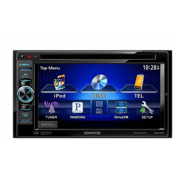 Kenwood DDX371 In-dash DVD Receiver - 6.1x22 Touch Display
