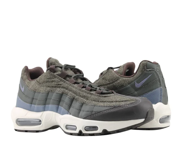 Nike Air Max 95 Premium Sequoia/Light Carbon Men's Running Shoes 538416-300