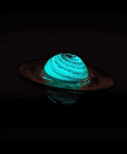 Saturn Glow Glass Planetarium