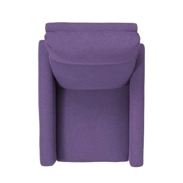 Noble House Zacari Mid Century Fabric Recliner - Violet