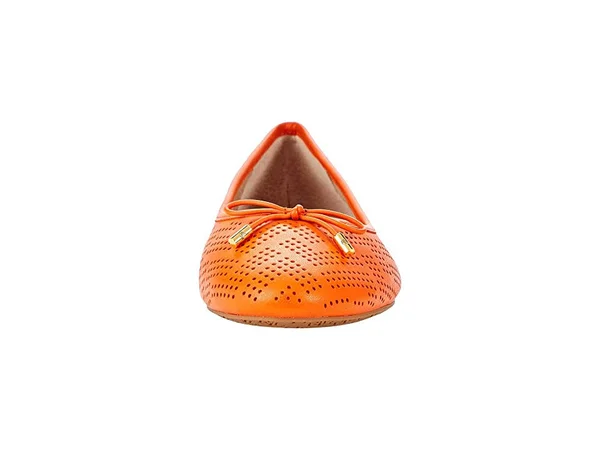 Lauren Ralph Lauren Jayna Flat Women's Shoes Orange : 5.5 B - Medium