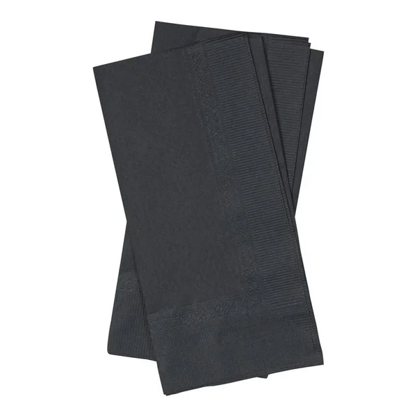 Lapaco 2 Ply Black Dinner Napkin, 15 1/2 x 16 inch - 1000 per CASE.