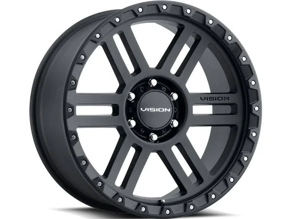 Vision 354 Manx 2 18x9 5x4.5x22 +12mm Satin Black Wheel Rim