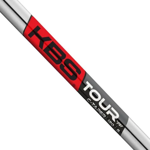 KBS Tour C-Taper Shaft 120g - S-Flex, #6 Iron - 39 inch, Size: 120, Gray