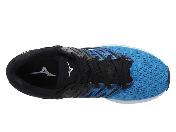 Mizuno Wave Shadow 2 Men's Running Shoes, Blue/Yellow, Size: 8.5