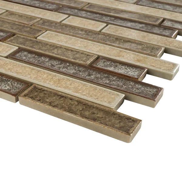 Roman Art Series Mario Glass Mosaic Tile Supreme Tile Color: Brown