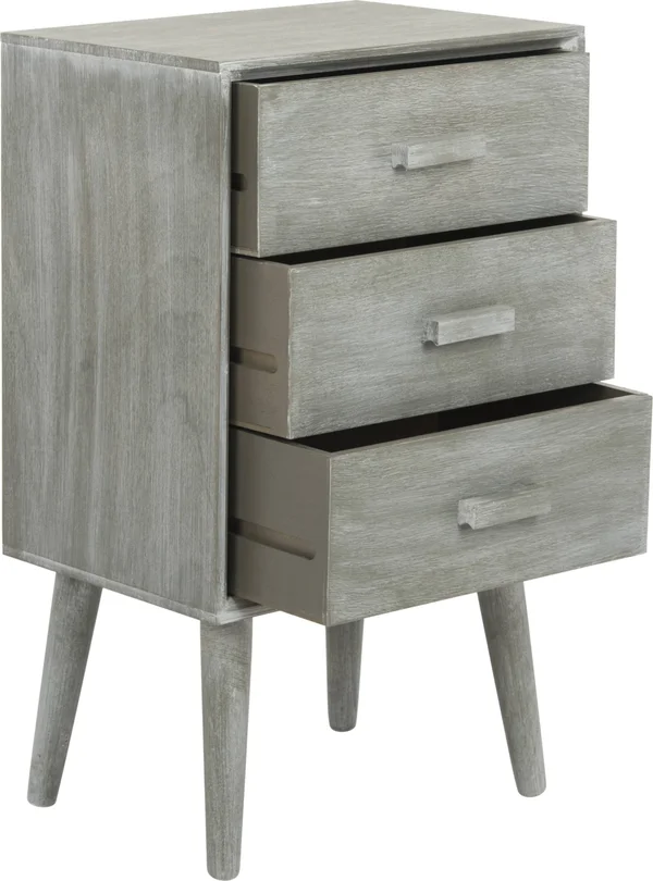 Safavieh Pomona 3 Drawer Chest - Slate Grey