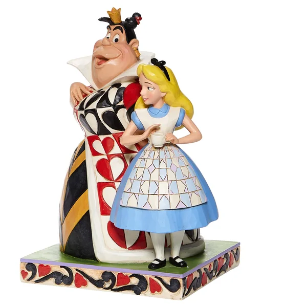 Jim Shore Disney Traditions Alice and Queen of Hearts Figurine