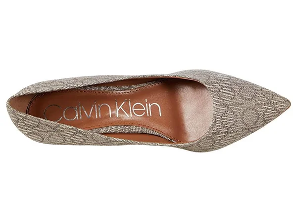 Calvin Klein Gayle 2 Women's Shoes Taupe Logo : 6 M