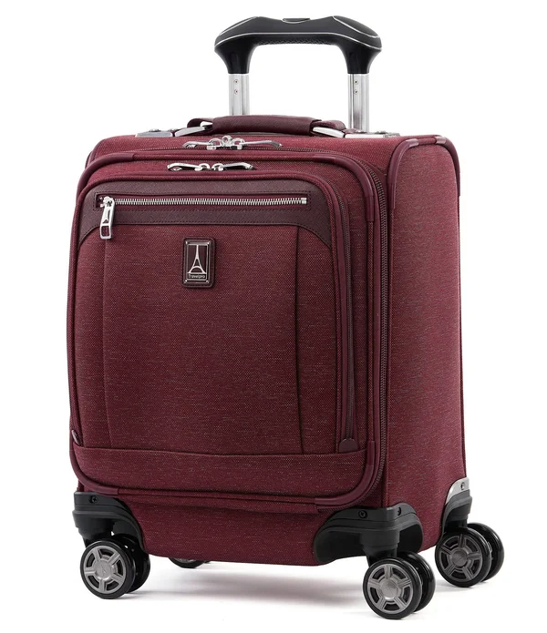 Travelpro Platinum Elite Carry on Spinner Tote Bordeaux
