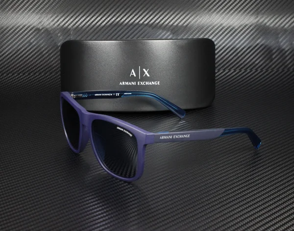Armani Exchange AX4049SF Sunglasses - Matte Blue (818380)