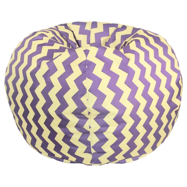 Theater Bags Chevron Bean Bag Chair - Green/White - 35 in.
