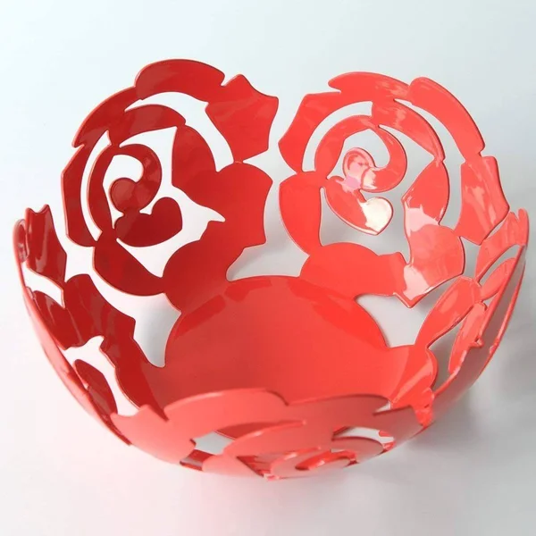 Alessi - La Rosa Fruit Bowl - Red