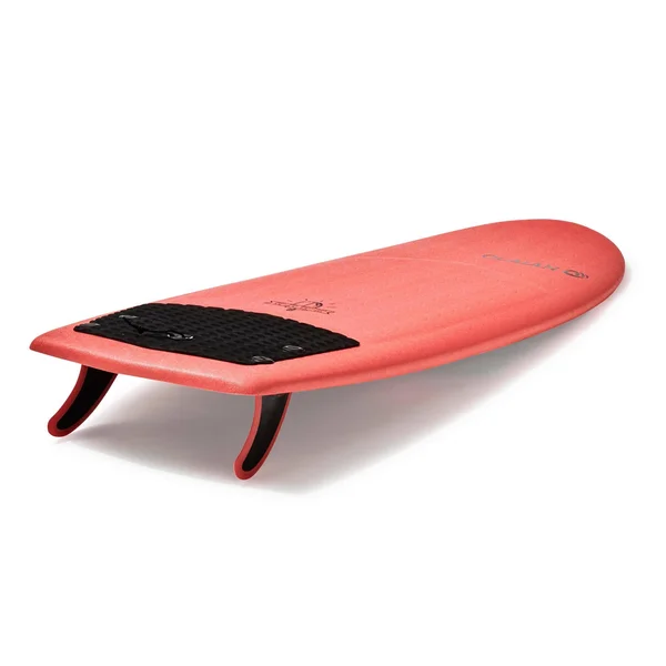 Olaian 900, 5&4 Foam Surfboard with 2 Fins in Orange