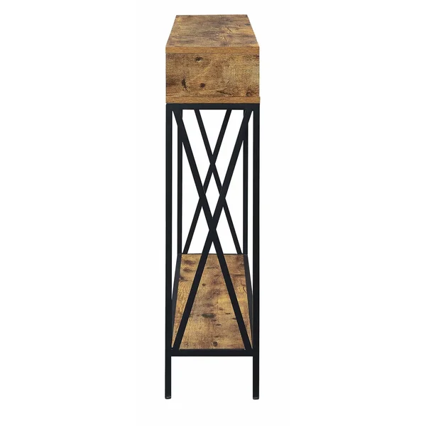 Tucson Deluxe 2 Tier Console Table Barnwood - Breighton Home