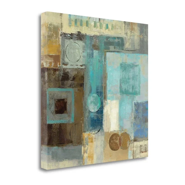 Tangletown Fine Art 30x22 x 30x22 Archway Square I Crop Giclee Print on Gallery Wrap Canvas