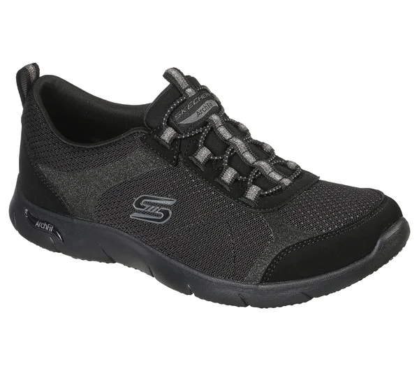 Women's Skechers Arch Fit Refine Her Best Sneaker - Size: 7 Medium, Black