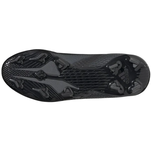 Adidas x Ghosted.3 FG Football Boots - Youth - Black/Grey/Black