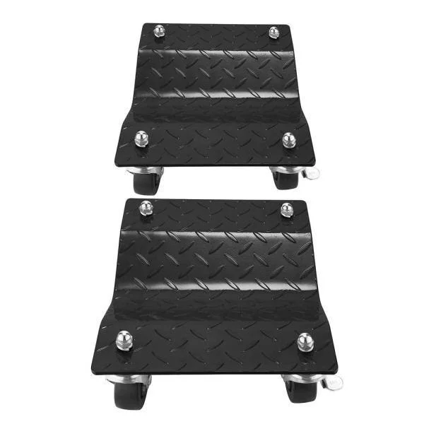 Pentagon Tool 1, 500 lbs. Capacity Steel Premium Car Tire Dolly (2-Pack)