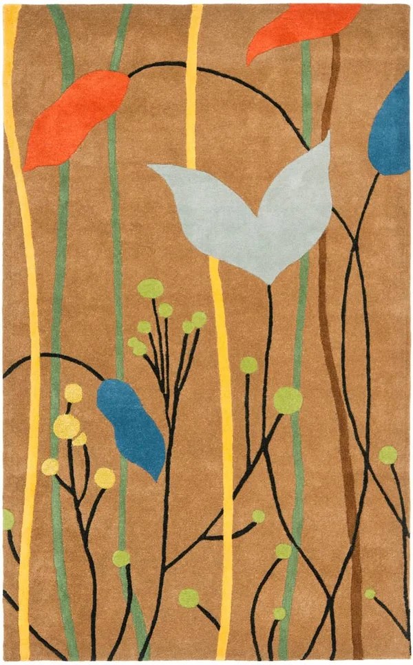 Safavieh Soho SOH746B Area Rug - Brown/Multi, Size: 5 x 8 ft.