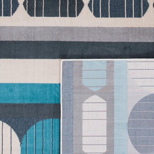 Safavieh Orwell Hayrani Mid-Century Modern Rug - 2&2x22 x 9& Runner - Grey/Aqua