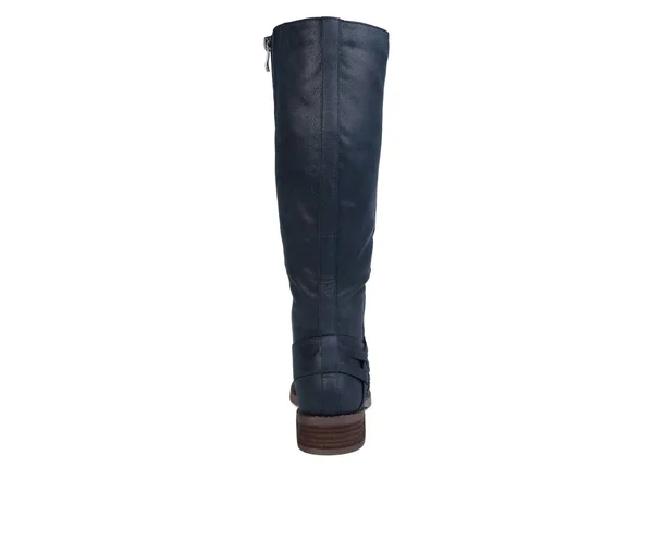 Journee Collection Women's Extra Wide Calf Meg Boot - Navy