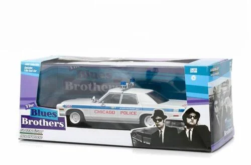 1975 Dodge Monaco Chicago Police Car, The Blues Brothers 1:43 Scale Greenlight Hollywood Limited Edition Die-Cast Vehicle