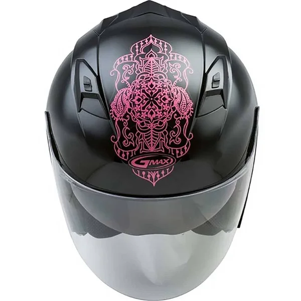 GMAX OF-77 Open-Face Eternal Helmet Matte Grey/Teal