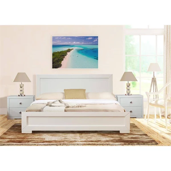 Camden Isle Oxford Bed, Queen, White