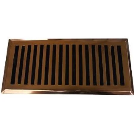 4x22 x 12x22 Contemporary Copper Register, Vent Cover