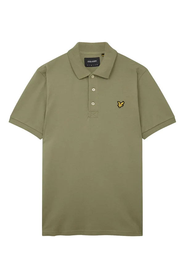 Lyle and Scott Short Sleeved Polo T Shirt Green