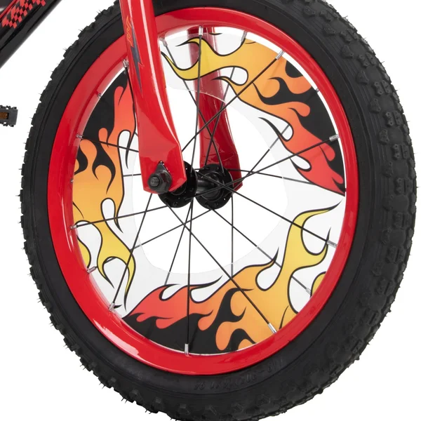 Huffy Cars 16x22 Kids& Bike - Black