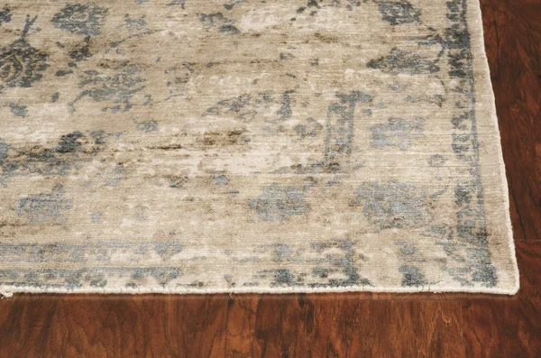 Kas Indulge 0805 Elegance 3&3x22 x 5&3x22 Sand - Blue Area Rug