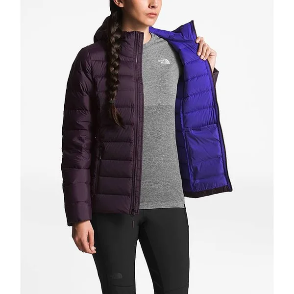 THE NORTH FACE - STRETCH DOWN HOODIE W - X-SMALL - Galaxy Purple