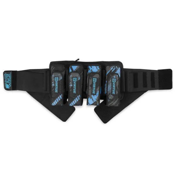 Elite Paintball Harnesses, 4+7 Graphic Cyan Virtue Pod Pack